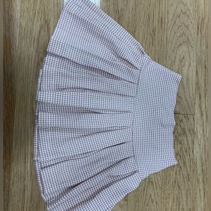 Brand New Zara Pleated Mini Skirt Girls Size 11-12 Pink/Purple and White